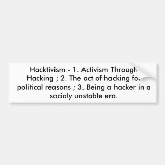 Hacktivism Sticker
