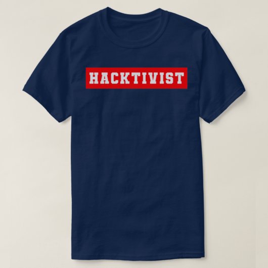 Hacktivist T-shirt (Design voorkant)