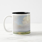 Hackwood Park, Hampshire (olie op canvas) Tweekleurige Koffiemok (Links)