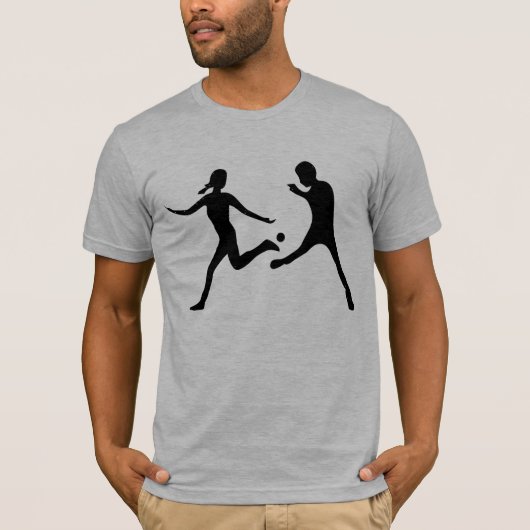 Hackysack Girl & Boy, Black T-shirt (Voorkant)