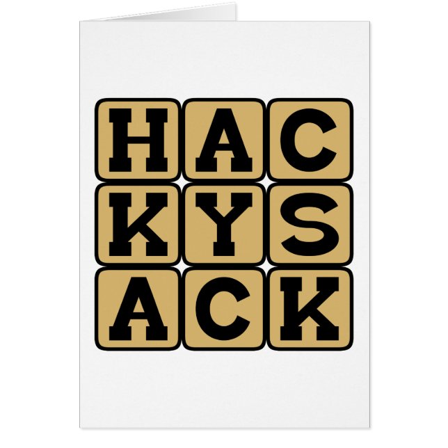 Hackysack, Voetenzak (Voorkant)