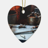 Hackzaag Keramisch Ornament (Links)