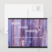 Had Briefkaart kunnen hebben | Hout (Voorkant / Achterkant)