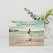 Had een Blast Beach Hospitality Bedankkaartjes Bedankkaart (Staand voorkant)
