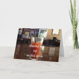 HAD EEN DRINK VOOR UW JUBILEUM-KIEZERS AAN U KAART