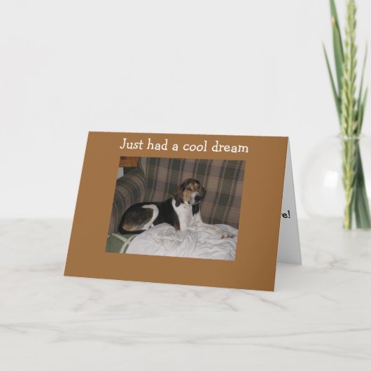 HAD EEN DROOM JE BENT 40! IK NIET! KAART (Voorkant)