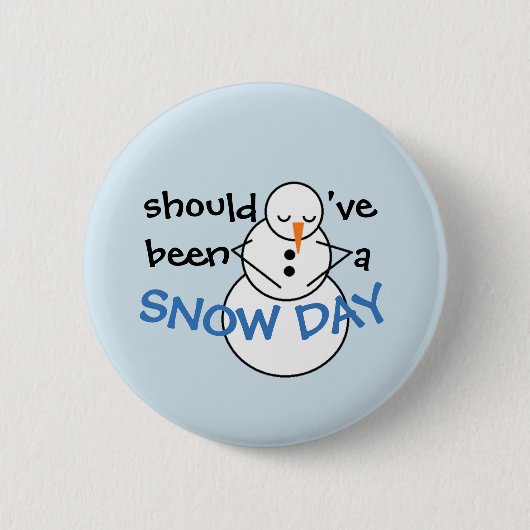 Had een sneeuwdagknop moeten zijn ronde button 5,7 cm (Voorkant)