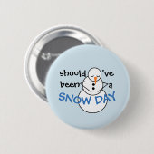 Had een sneeuwdagknop moeten zijn ronde button 5,7 cm (Voorkant /achterkant)