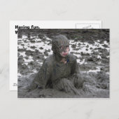 Had Fun, wou dat je hier was! Briefkaart (Voorkant / Achterkant)