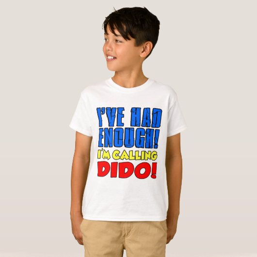Had genoeg Calling Dido T-shirt (Voorkant volledig)