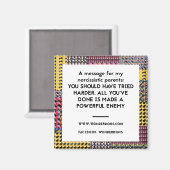 Had harder moeten proberen koelkast magneet (Voorkant / Achterkant)