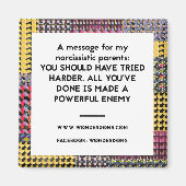 Had harder moeten proberen koelkast magneet (Voorkant)