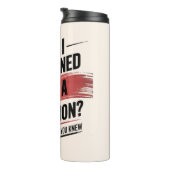 Had ik al gezegd dat ik een marathon heb gelopen? thermosbeker (Geroteerd rechts)