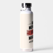 Had ik al gezegd dat ik een marathon heb gelopen? waterfles (Rechts)