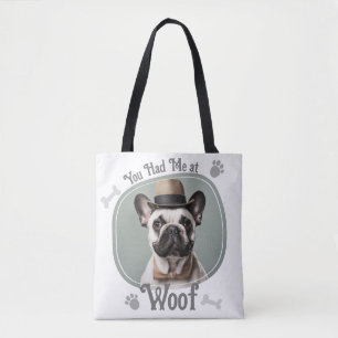 Had me bij Woof Pet Dog Foto Tote Bag