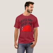 had moeten kopen - aandelenkoersen t-shirt (Voorkant volledig)