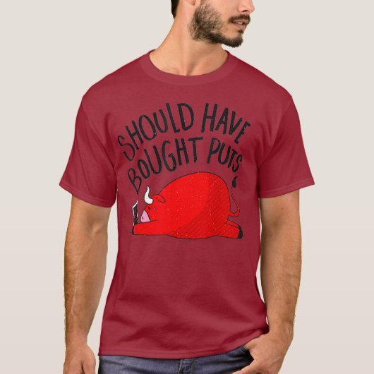 had moeten kopen - aandelenkoersen t-shirt (Voorkant)