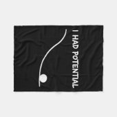 Had Potentieel Grappige Quote Sarcastische Quote W Fleece Deken (Voorkant (Horizontaal))