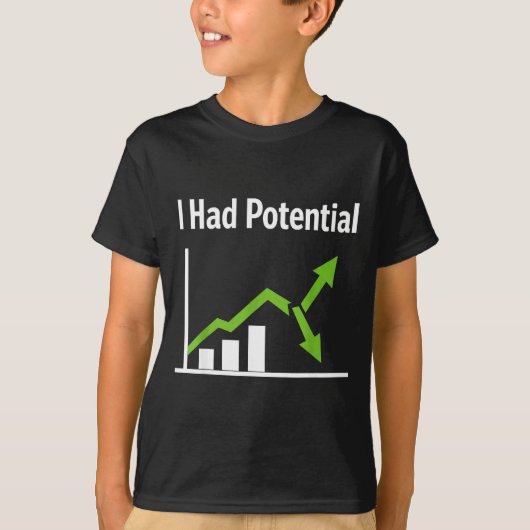 Had potentiële sarcastische levenshumor grappige q t-shirt (Voorkant)
