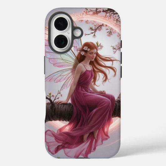 Hada mágica entre flores de cerezo – Ilustración d Case-Mate iPhone Case (Achterkant)