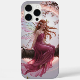 Hada mágica entre flores de cerezo – Ilustración d iPhone 16 Pro Max Hoesje