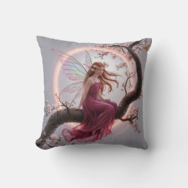 Hada mágica entre flores de cerezo – Ilustración d Kussen