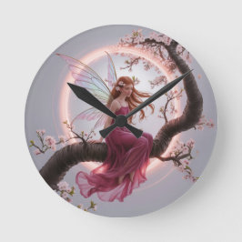 Hada mágica entre flores de cerezo – Ilustración d Ronde Klok