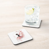 Hada Rosa con Flores de Sakura Bier Onderzetter (Rechterzijde)