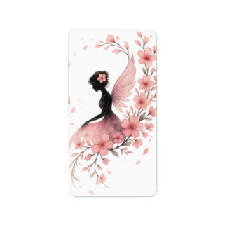 Hada Rosa con Flores de Sakura Etiket