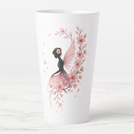 Hada Rosa con Flores de Sakura Latte Mok (Voorkant)
