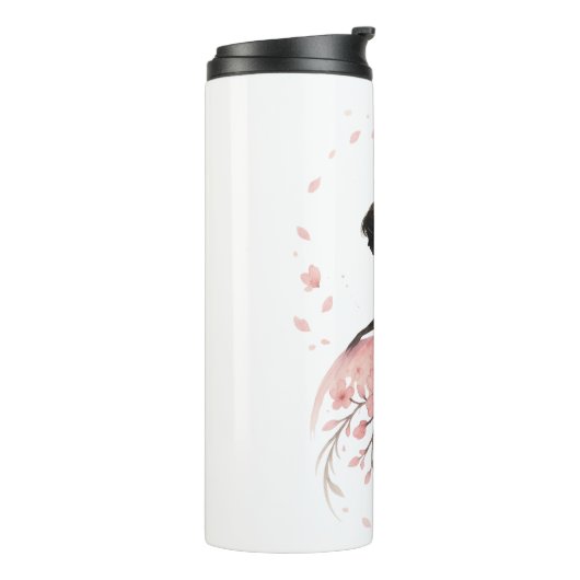 Hada Rosa con Flores de Sakura Thermosbeker (Gedraaid links)