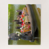 Hadad Lake Virginia.Kerstgroeten Legpuzzel (Verticaal)