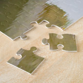 Hadad Lake Virginia.Kerstgroeten Legpuzzel (Zijkant)