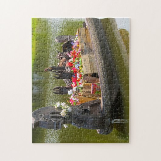 Hadad Lake Virginia. Legpuzzel (Verticaal)