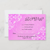 Hadassah custom Bat Mitzvah Invitation RSVP (Voorkant)