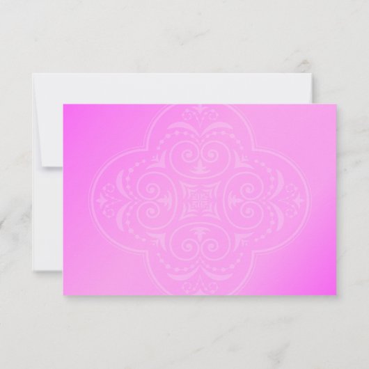 Hadassah custom Bat Mitzvah Invitation RSVP (Achterkant)