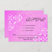 Hadassah custom Bat Mitzvah Invitation RSVP (Voorkant / Achterkant)