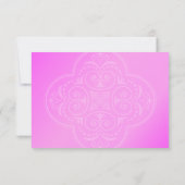 Hadassah custom Bat Mitzvah Invitation RSVP Kaartje (Achterkant)