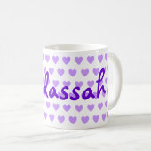 Hadassah in Paars Koffiemok (Voorkant rechts)