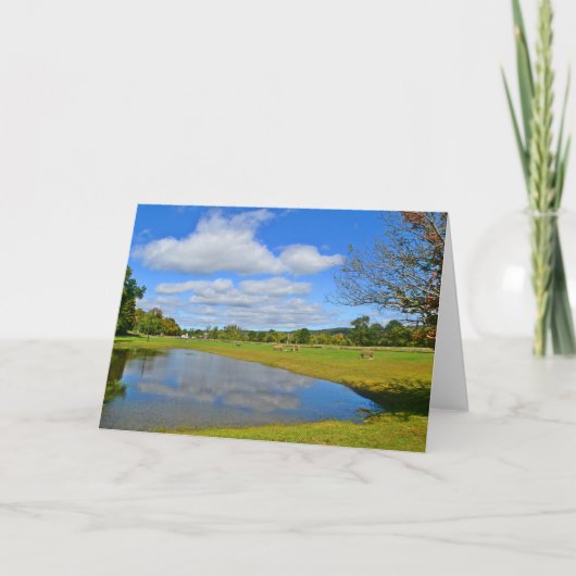 Haddam Meadows Notecard Kaart (Voorkant)