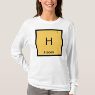 Hadden  Naam Chemie Element Periodiek Systeem T-shirt