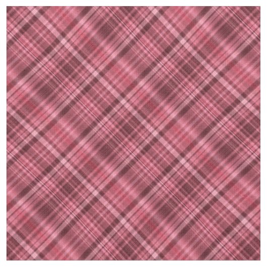Hadden van rode tartan stof (Close Up)