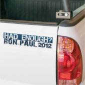 hadden voldoende2 bumpersticker (Op Truck)