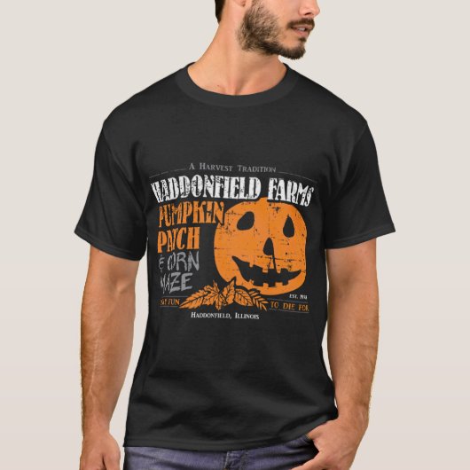 Haddonfield Farms Pompoenenveld T-shirt (Voorkant)