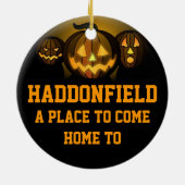 Haddonfield Keramisch Ornament (Achterkant)