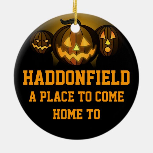 Haddonfield Keramisch Ornament (Achterkant)