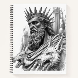 Hades Ancient Greek Statue Mythology Journal Notitieboek