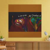 Hades Floral Arrangement Canvas Afdruk (Insitu (Woonkamer))