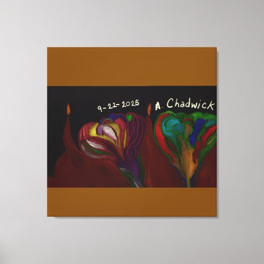 Hades Floral Arrangement Canvas Afdruk (Voorkant)