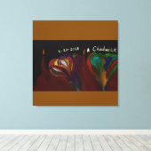 Hades Floral Arrangement Canvas Afdruk (Insitu (Houten vloer))